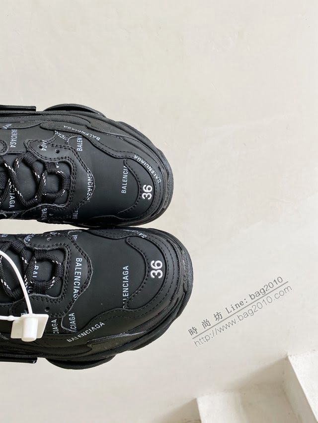 Balenciaga經典款男女鞋 巴黎世家頂級版本一代Triple-s老爹鞋 Balenciaga爆款復古慢跑鞋 Balenciaga情侶款老爹鞋  hdbl1008